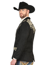 Load image into Gallery viewer, El General Men’s Suede Blazer - Black
 45647
