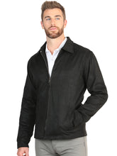 Load image into Gallery viewer, El General Men’s Suede Jacket - Black 45648
