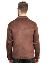 Load image into Gallery viewer, El General Men’s Suede Jacket - Brown
 45649
