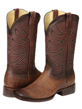 Load image into Gallery viewer, Men’s El General Rodeo Boot Elephant Print Brown Tobacco 45665
