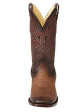 Load image into Gallery viewer, Men’s El General Rodeo Boot Elephant Print Brown Tobacco 45665
