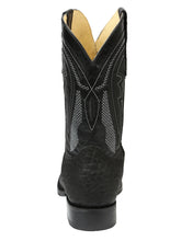 Load image into Gallery viewer, Men’s El General Western Boots - Imitation Bull Neck Black 45666
