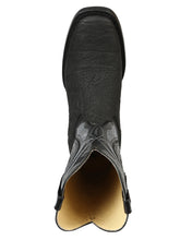 Load image into Gallery viewer, Men’s El General Western Boots - Imitation Bull Neck Black 45666
