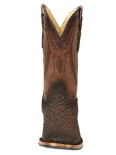 Load image into Gallery viewer, Men’s El General Rodeo Boot - Imitation Bull Neck Brown 45668

