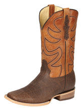 Load image into Gallery viewer, Men’s El General Rodeo Boot Elephant Print Brown 45767
