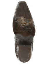 Load image into Gallery viewer, El General Women’s Embroidered Western Boots - Choco 45782
