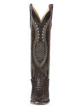 Load image into Gallery viewer, El General Women’s Embroidered Western Boots - Choco 45782
