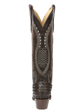 Load image into Gallery viewer, El General Women’s Embroidered Western Boots - Choco 45782
