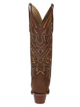 Load image into Gallery viewer, El General Women’s Embroidered Western Boots - Brown 45792
