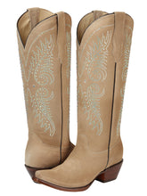 Load image into Gallery viewer, El General Women’s Western Suede Boots - Tuscani 45793
