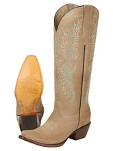Load image into Gallery viewer, El General Women’s Western Suede Boots - Tuscani 45793
