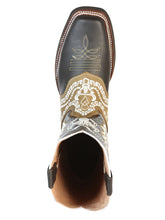 Load image into Gallery viewer, El General Rodeo Boot - Crazy Brown with Embroidery 51110
