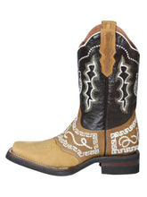 Load image into Gallery viewer, El General Rodeo Boot - Nobuck Honey with Embroidery 51111
