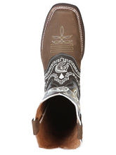 Load image into Gallery viewer, El General Rodeo Boot - Nobuck Dark Brown with Embroidery  51117
