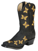 Load image into Gallery viewer, El General Womens Rodeo Boot  - Nobuck Black 51220
