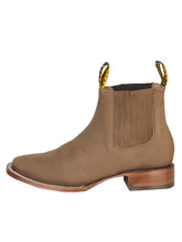 Load image into Gallery viewer, El General Square Toe Ankle Boot - Nobuck Brown 126192

