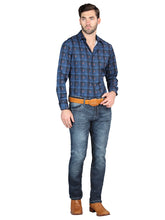 Load image into Gallery viewer, El Norteño Medium Blue Skinny Stretch Pants 126631

