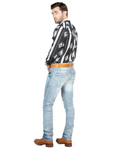 Load image into Gallery viewer, El Norteño Light Blue Skinny Stretch Pants 126632
