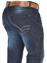 Load image into Gallery viewer, El Norteño Skinny Stretch Denim Pants In Dark Blue 126634
