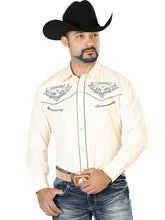 Load image into Gallery viewer, El Señor de los Cielos Embroidery Shirt Beige/Gray 126679
