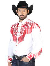 Load image into Gallery viewer, El Señor de los Cielos Embroidery Shirt White/Red 126708
