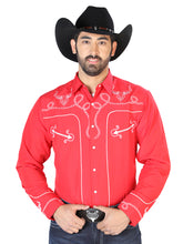 Load image into Gallery viewer, El Señor de los Cielos Embroidery Shirt Red/White 126713

