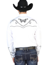 Load image into Gallery viewer, El Señor de los Cielos Embroidery Shirt Whie/Black 126718
