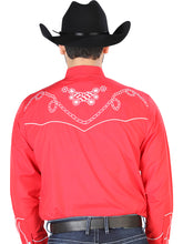 Load image into Gallery viewer, El Señor de los Cielos Embroidery Shirt Red/White 126719

