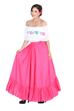 Load image into Gallery viewer, Dancing Skirt Doble Vuelo 100% Cotton Pink 601314
