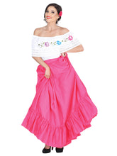 Load image into Gallery viewer, Dancing Skirt Doble Vuelo 100% Cotton Pink 601314
