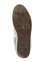 Load image into Gallery viewer, Artisanal Embroidered Sneakers Textile Canvas  White 602787
