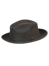 Load image into Gallery viewer, Artisanal Hand Painted Hat Suede Black 603820
