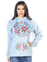 Load image into Gallery viewer, Artisanal Embroidered Sweatshirt 50% Cotton, 50% Polyester Gray  603877
