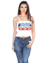 Load image into Gallery viewer, Artisanal Embroidered Blouse 100% Cotton White 603911
