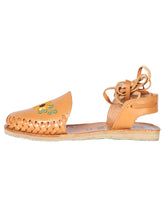 Load image into Gallery viewer, Mexican Artisanal Sandals Leather Tan 603920
