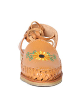 Load image into Gallery viewer, Mexican Artisanal Sandals Leather Tan 603920
