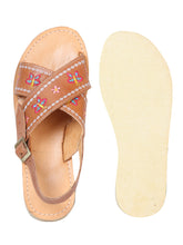 Load image into Gallery viewer, Mexica Artisanal Sandals Leather Tang 603928
