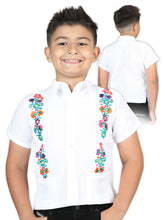 Load image into Gallery viewer, Artisanal Embroidered Shirt 100% Cotton White 603981
