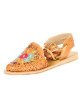 Load image into Gallery viewer, Mexican Artisanal Sandals Leather Honey 604020

